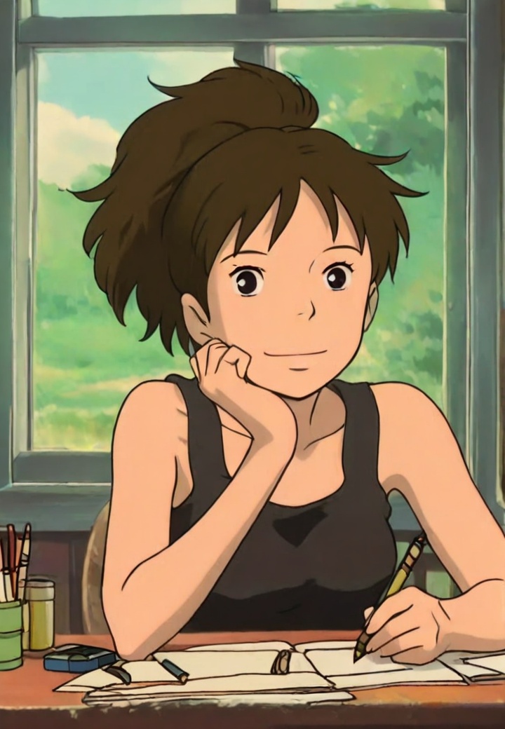 studio_ghibli,  1girl,  solo on Tensor.Art