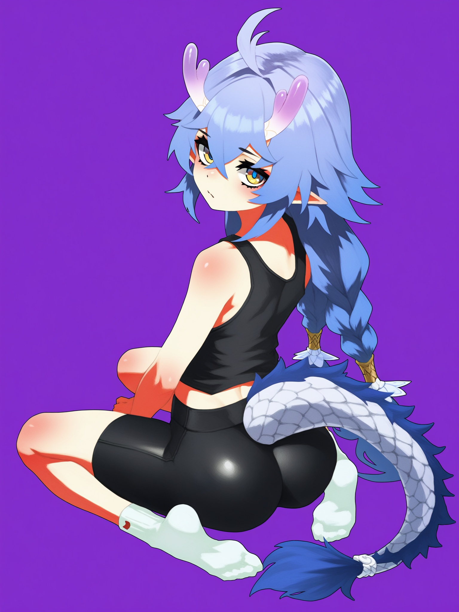 1girl,  bailu \(honkai: star rail\),  (goto \(sep\):0.62) on Tensor.Art