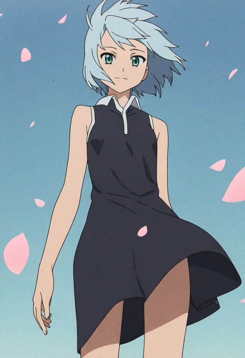 masterpiece1girl,  light blue hair,  short hair on Tensor.Art