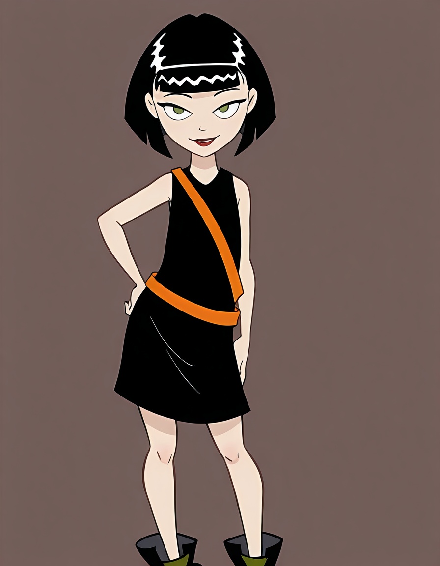 ingridthird,  1girl,  black hair on Tensor.Art