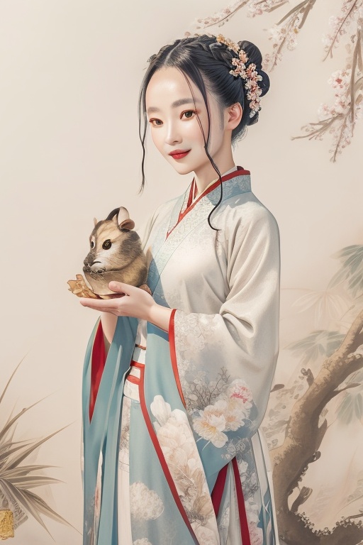 1girl,  and,  animal on Tensor.Art
