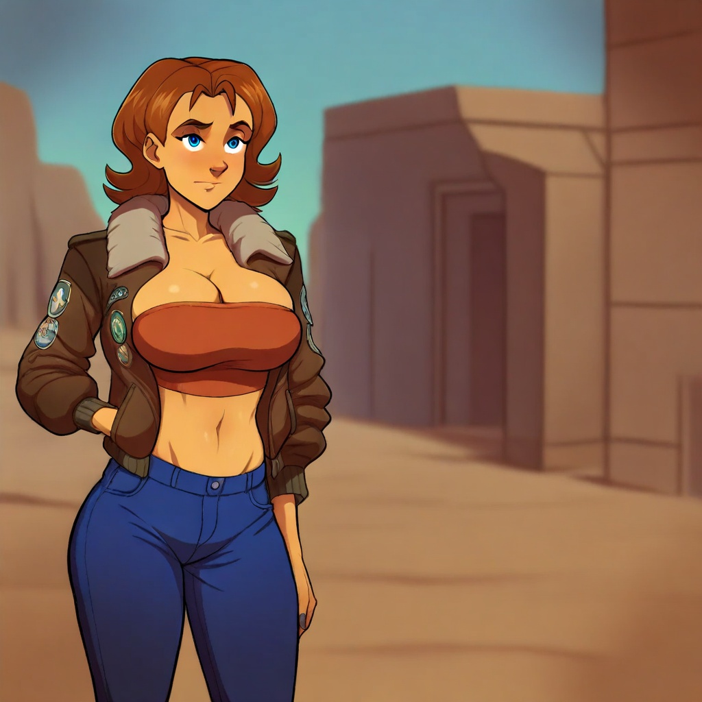 Irma_Lair,  short hair,  brown hair on Tensor.Art