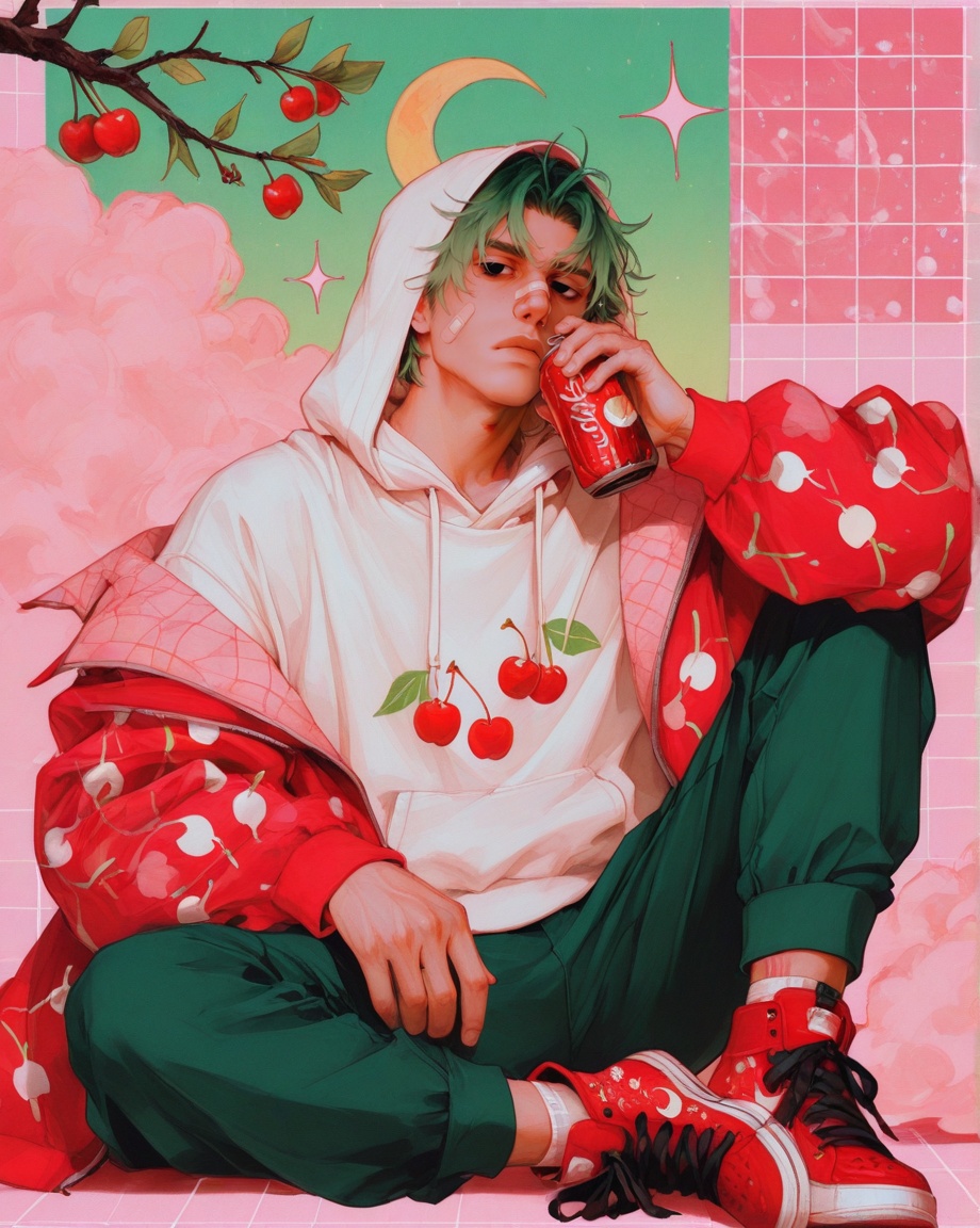 male focus,  solo,  1boy on Tensor.Art