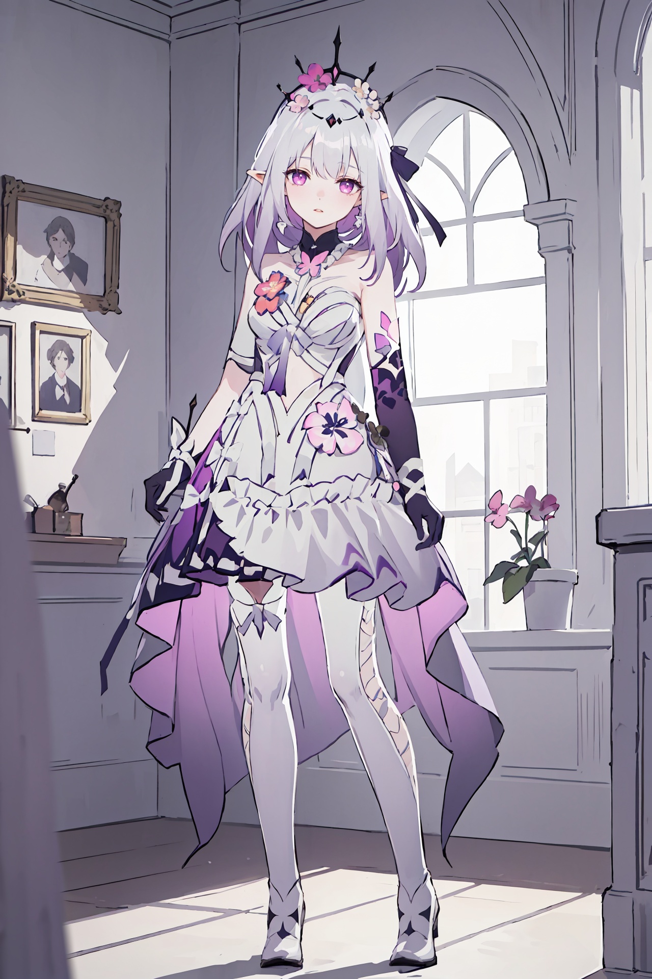 1girl,  solo,  castorice \(honkai: star rail\) on Tensor.Art