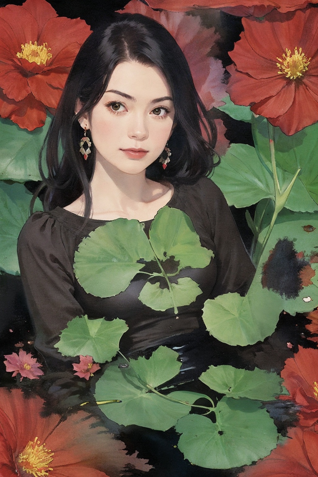(1girl),  solo,  looking at viewer on Tensor.Art