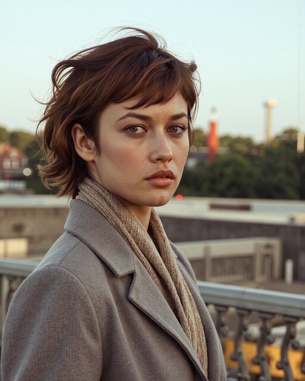A high-resolution,  close-up portrait of olga_kurylenko with fair skin,  light brown hair on Tensor.Art