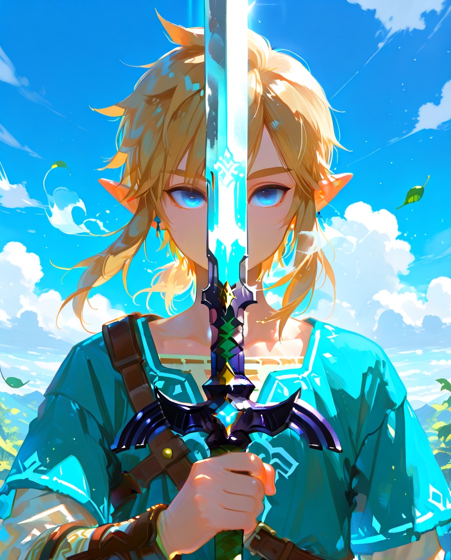 1boy,  solo,  swordup on Tensor.Art