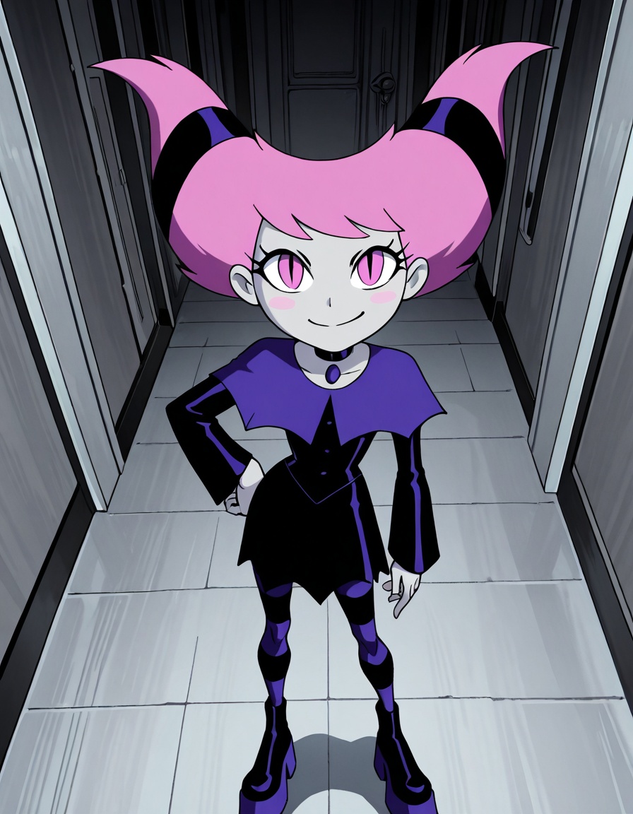 jinx,  1girl,  pink hair on Tensor.Art