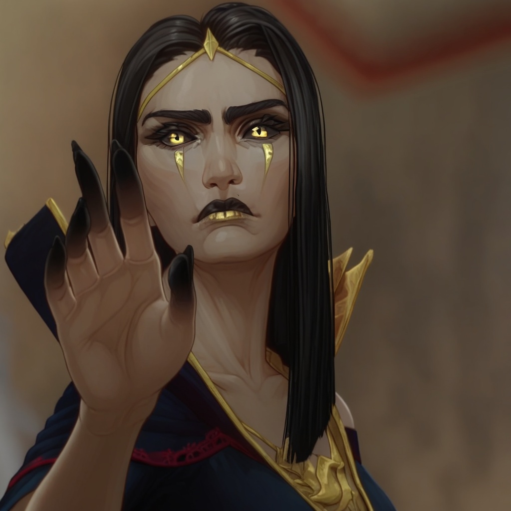 blurry background,  colored sclera,  yellow eyes on Tensor.Art