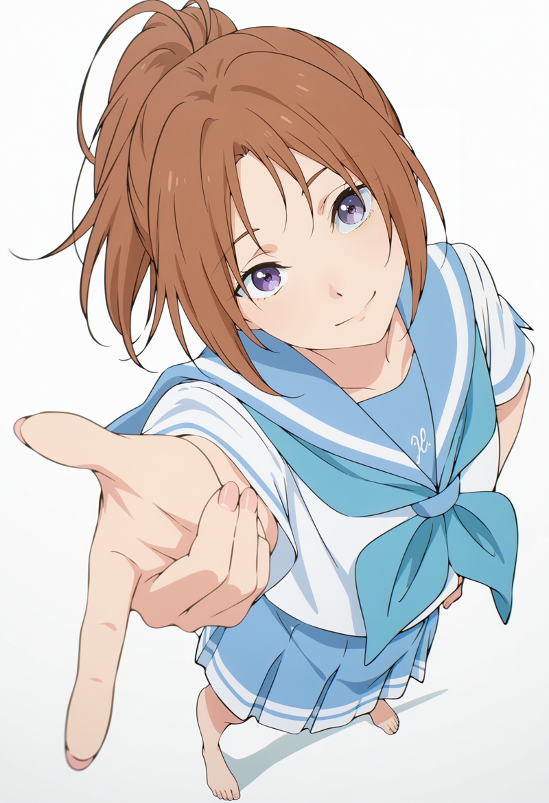 nsatsuki,  brown hair,  ponytail on Tensor.Art