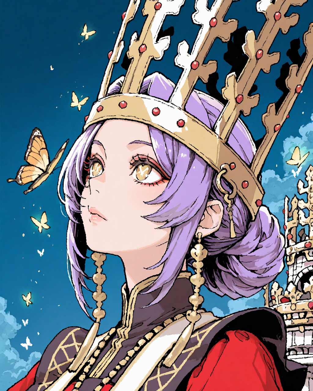 1girl,  sillacr crown,  solo on Tensor.Art