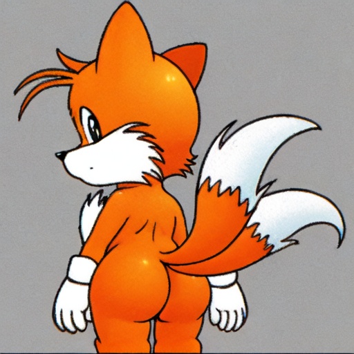 Classic Tails,  butt,  cute on Tensor.Art