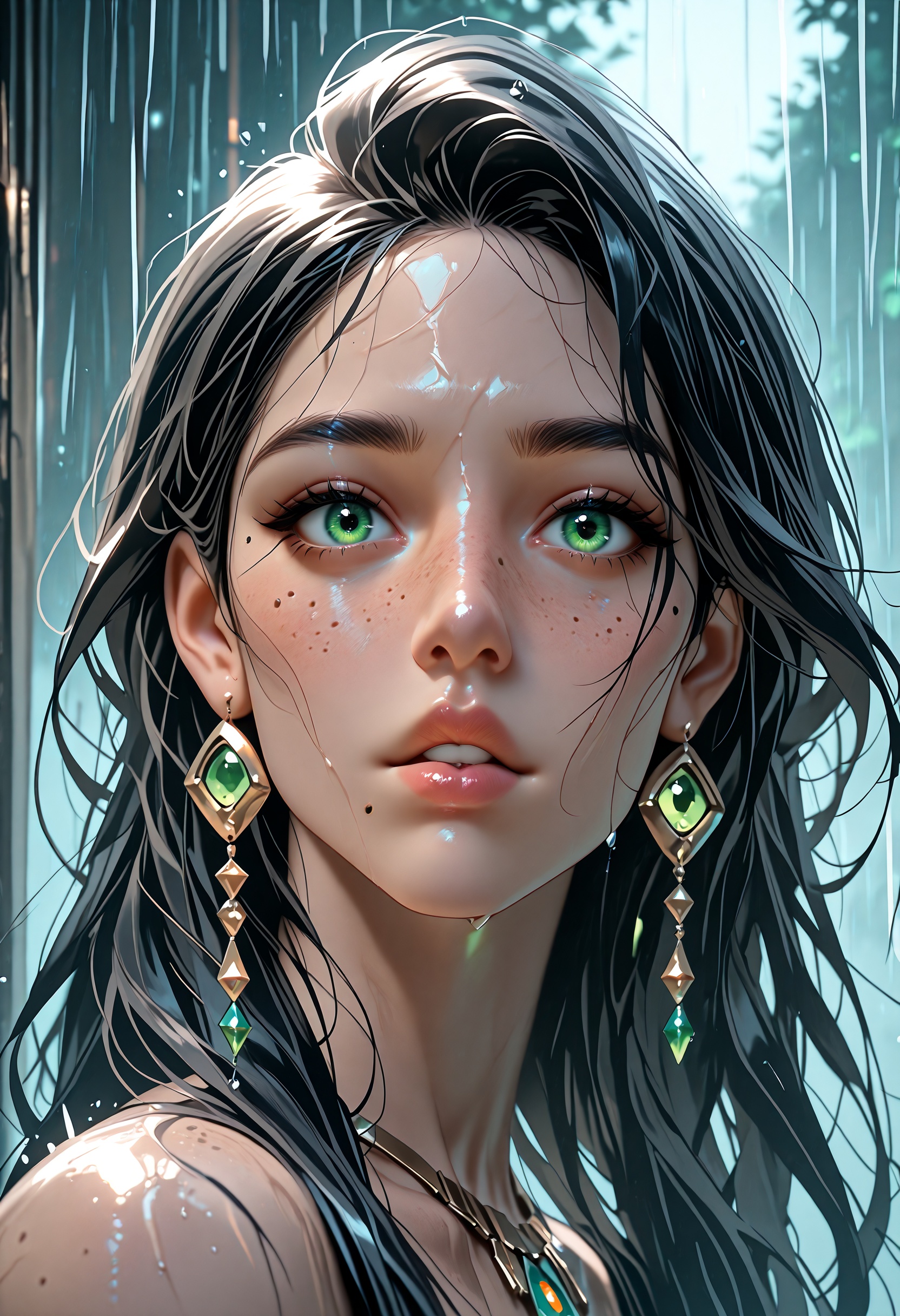 IllustQualXL_Pos,  solo,  jewelry on Tensor.Art