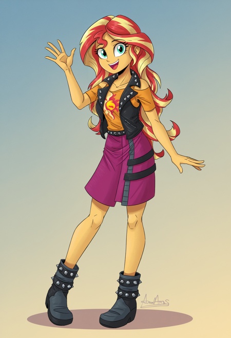masterpiece,  best quality,  sunset shimmer on Tensor.Art