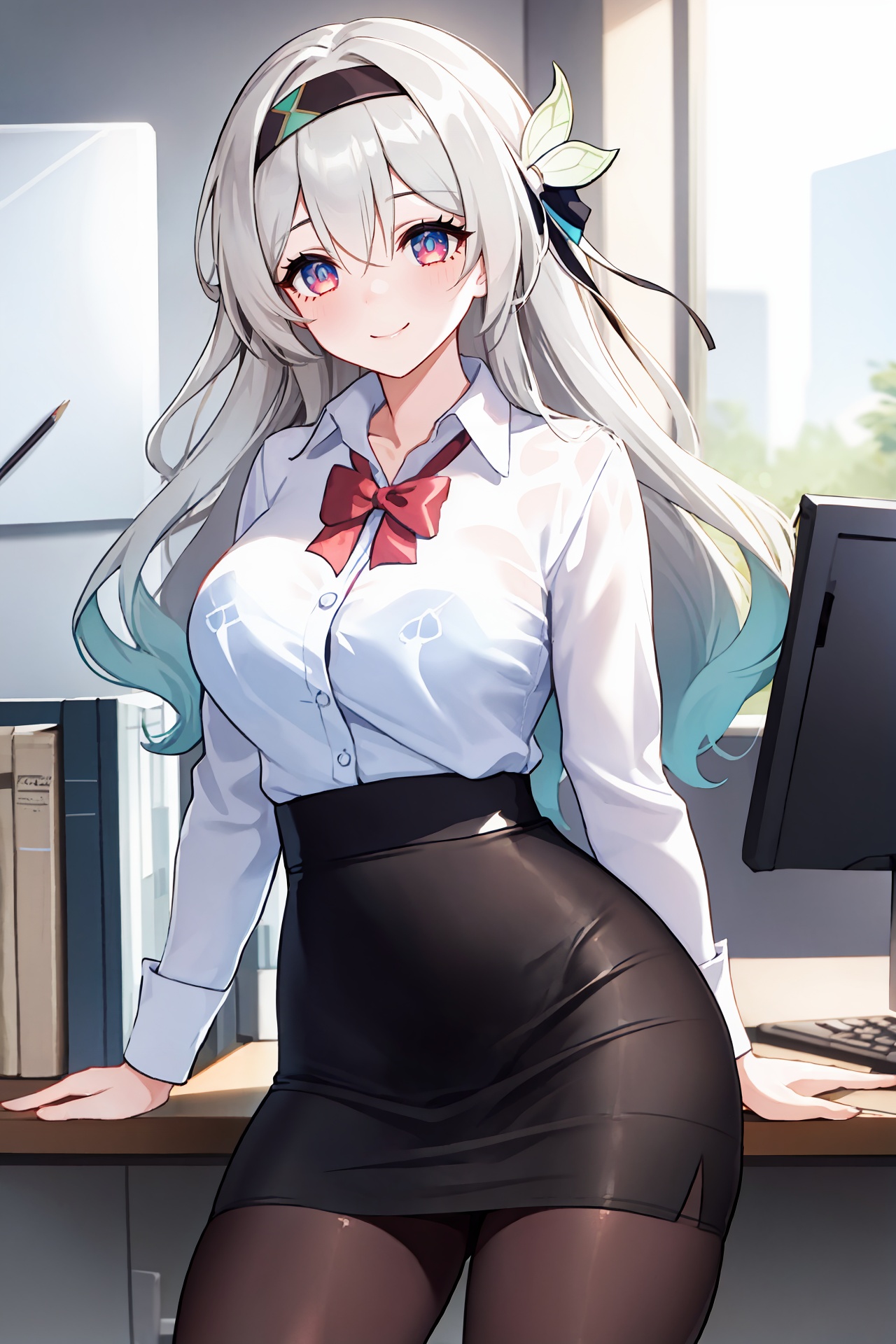1girl,  firefly \(honkai: star rail\),  hairband on Tensor.Art