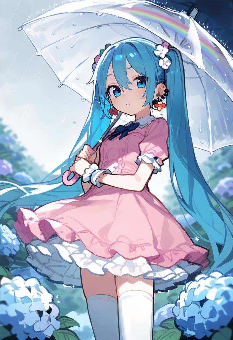 1girl,  solo,  hatsune miku on Tensor.Art