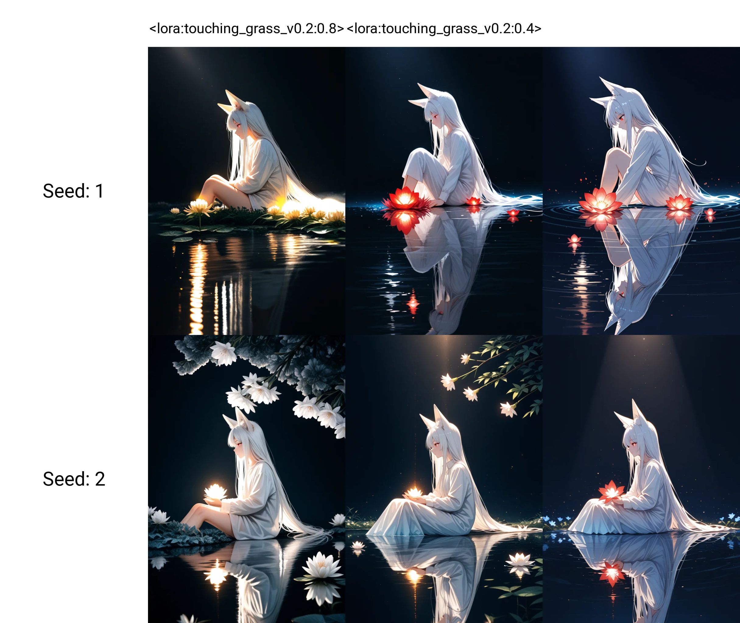 1girl,  solo,  fox ears on Tensor.Art