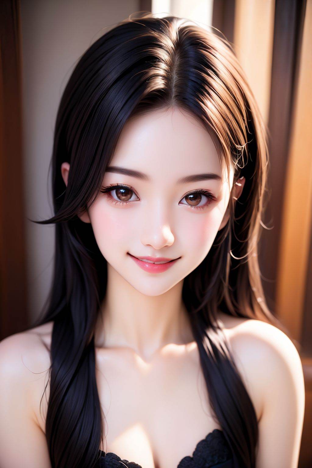 instagram photo,  closeup face photo of 20 y.o,  brown eyes on Tensor.Art