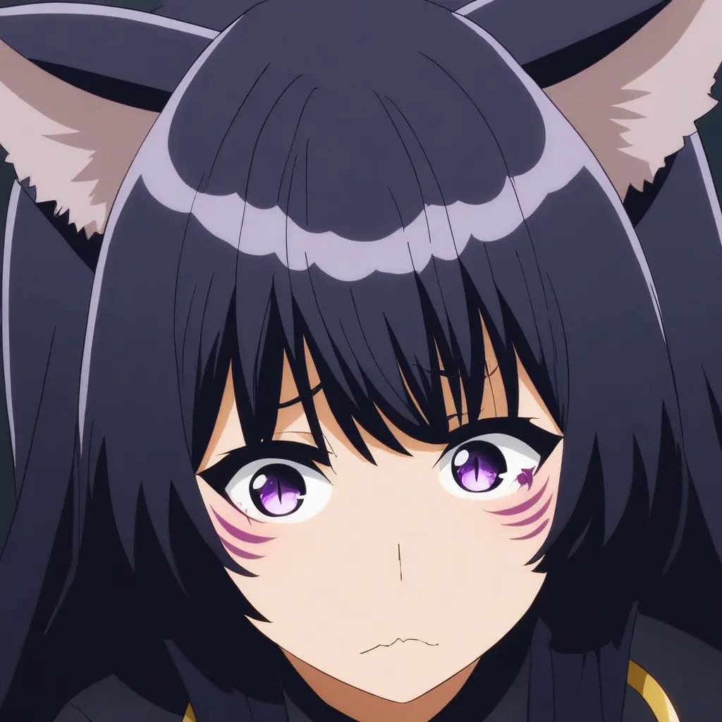 gold trim,  animal ears,  blue ornament on Tensor.Art