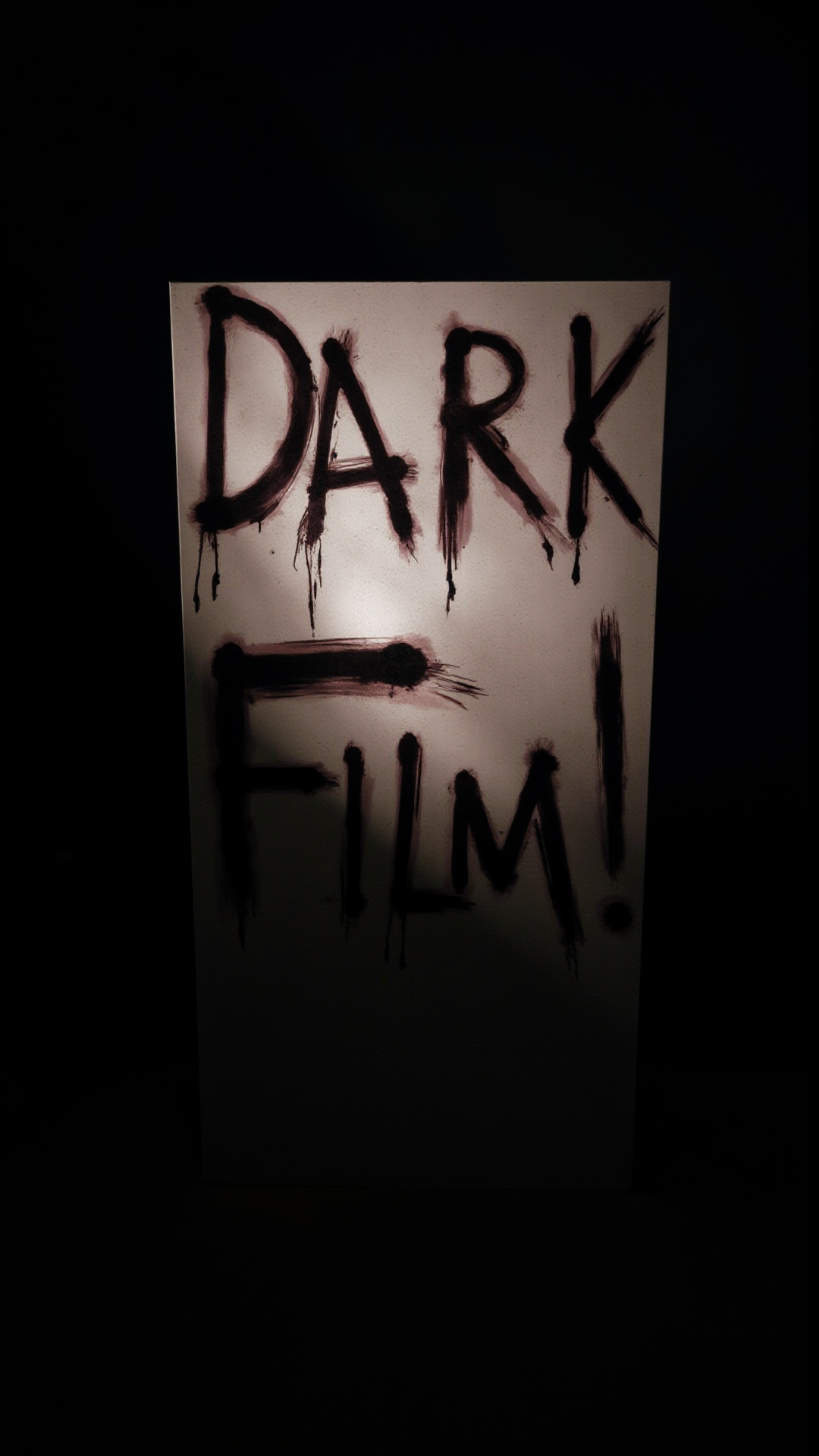 Huge Horror Sign with Text:"Dark Film!" ,  aidmaabdhr on Tensor.Art