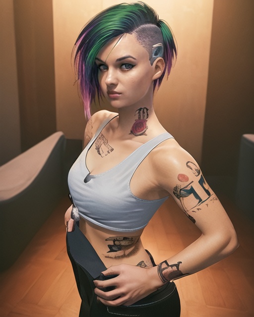 CyberJudy,  1girl,  solo on Tensor.Art