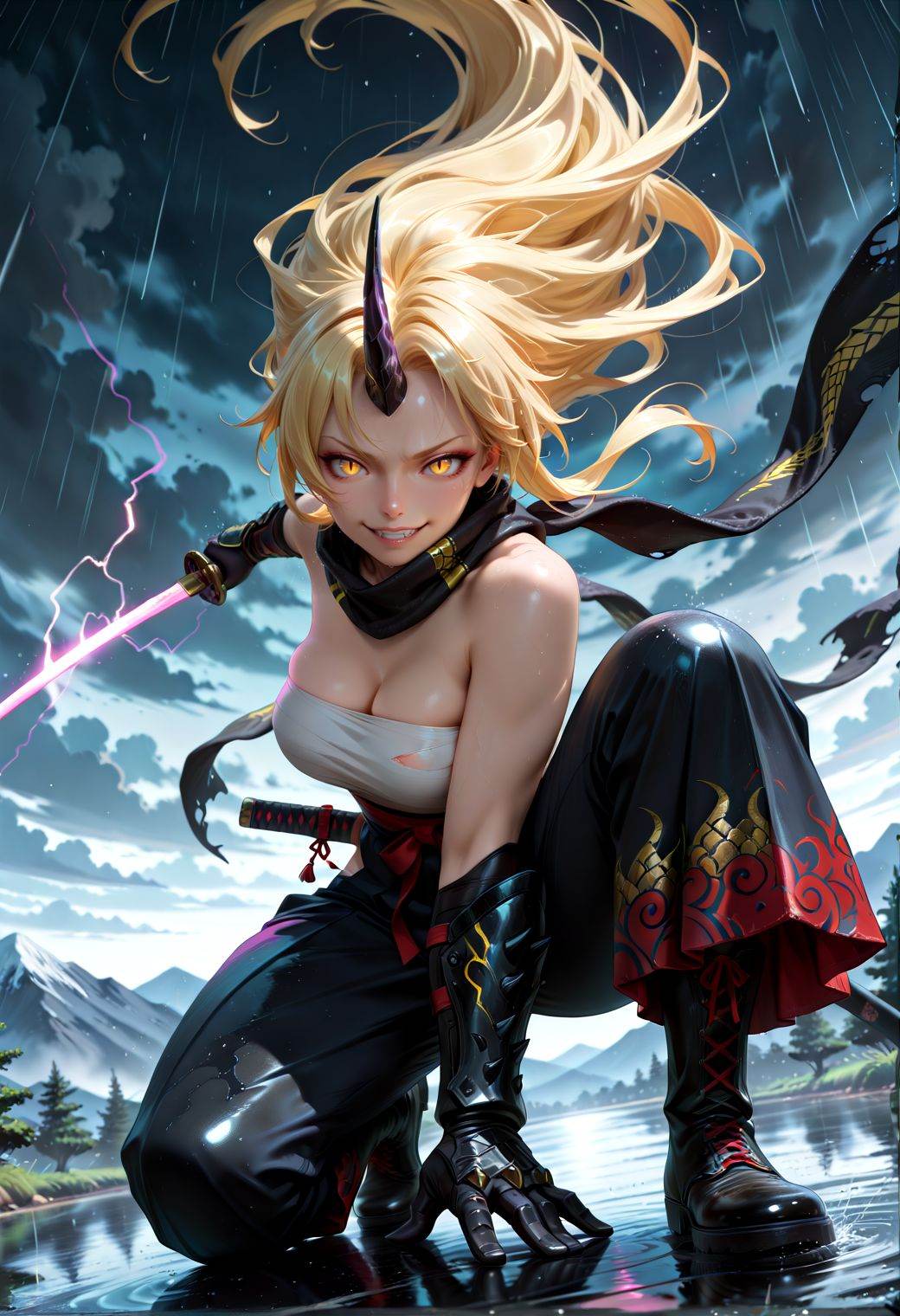 SmoothNoob_Quality,  1girl,  oni on Tensor.Art