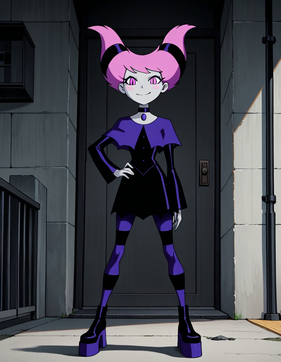 jinx,  1girl,  pink hair on Tensor.Art