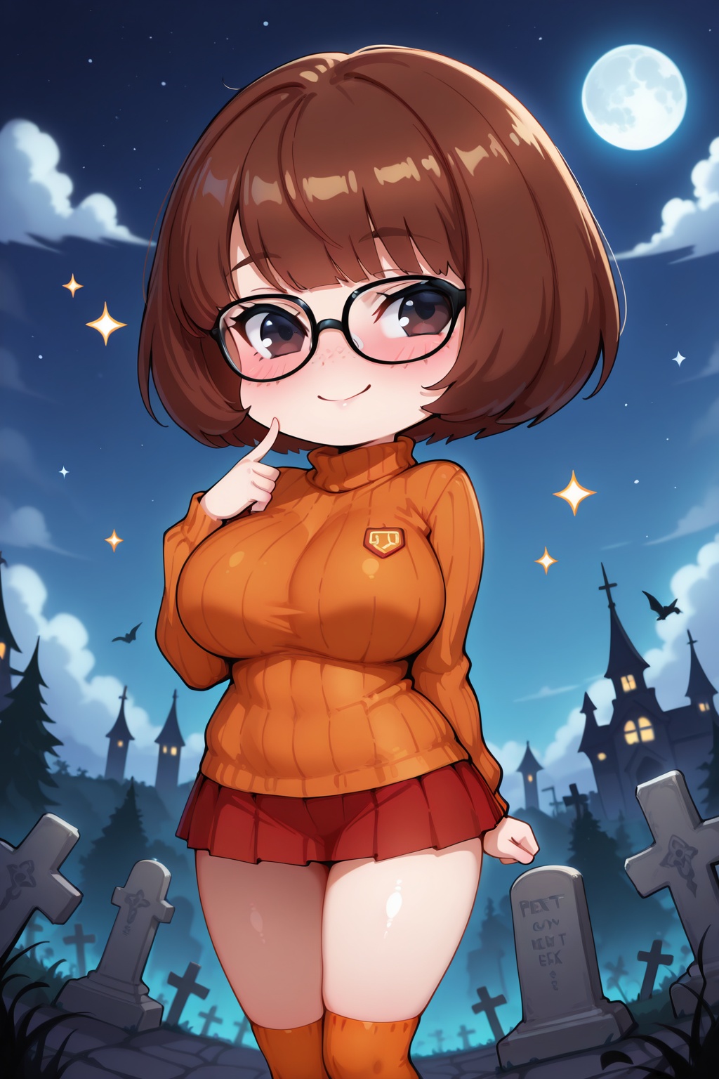 (((amplechibi,  chibi,  large breasts))) on Tensor.Art