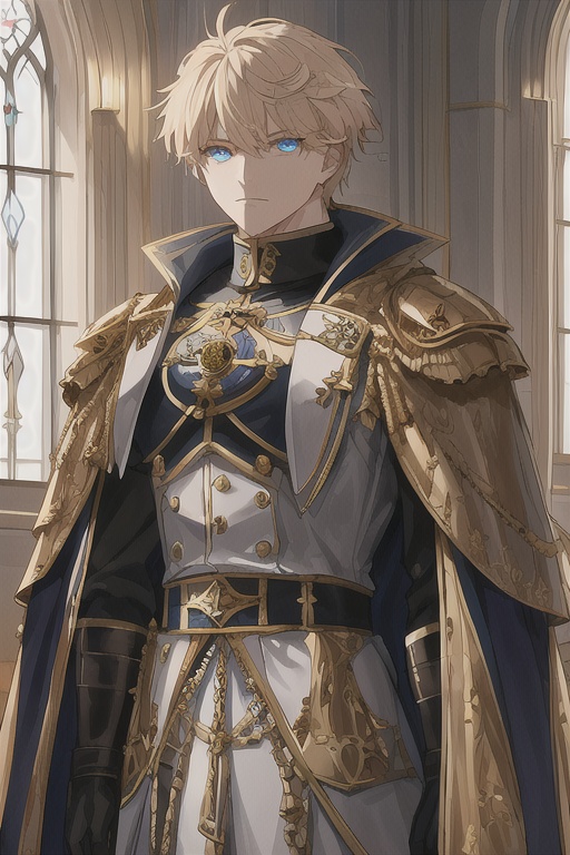 solo,  sharp eyes,  serious expression on Tensor.Art