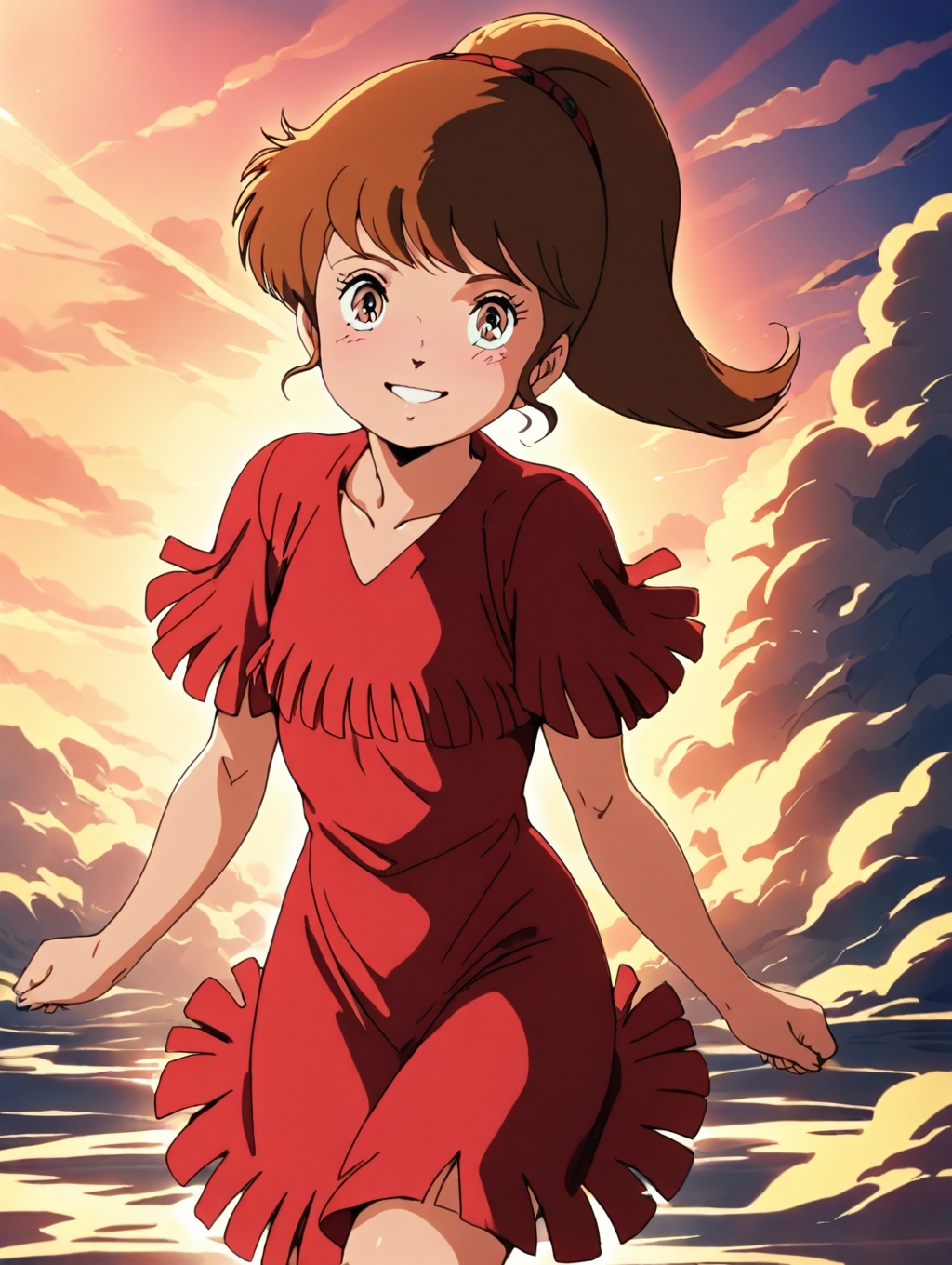 chururu,  brown eyes,  1girl on Tensor.Art