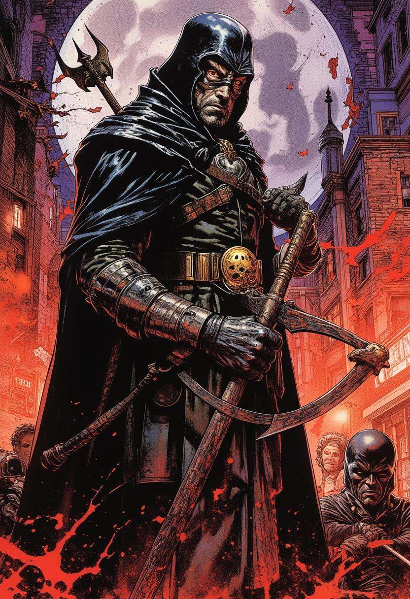 Kriss de Valnor art by Jon Foster,  Gris Grimly,  Greg Tocchini. on Tensor.Art