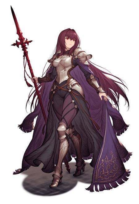 War_of_the_Visions_Final_Fantasy_Brave_Exvius_Style,  scathach fate,  fantasy on Tensor.Art