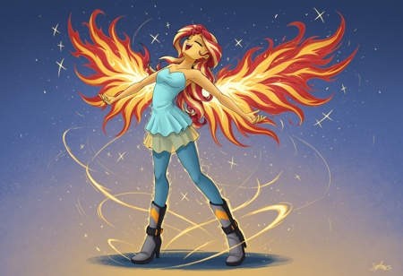 masterpiece,  best quality,  sunset shimmer on Tensor.Art