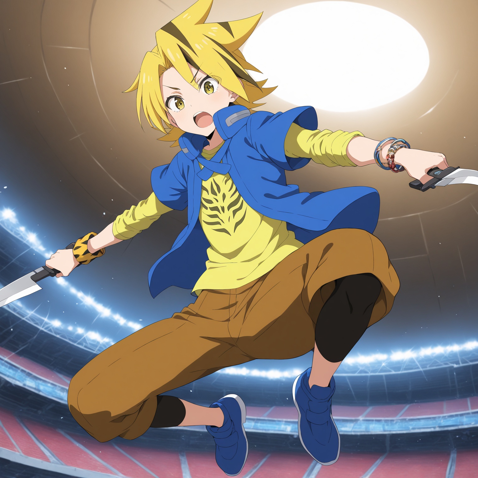 noboru kodo,  1boy,  weapon on Tensor.Art