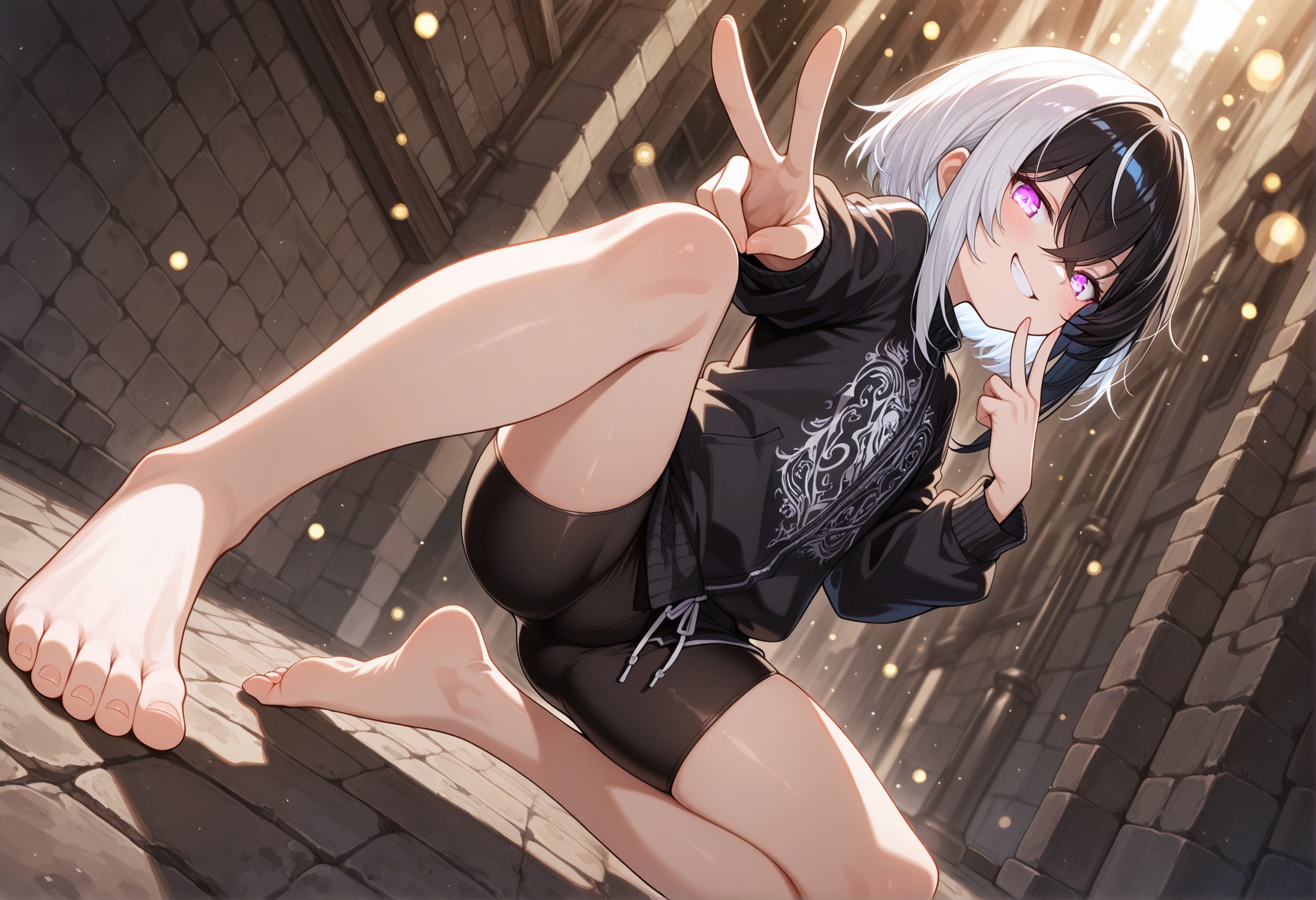 1girl,  solo,  from side on Tensor.Art