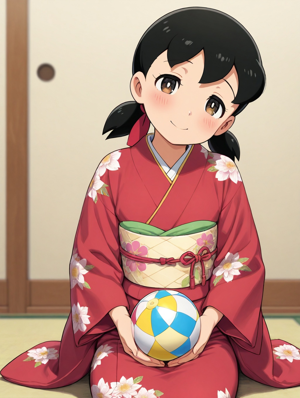 minamoto shizuka,  1girl,  japanese clothes on Tensor.Art
