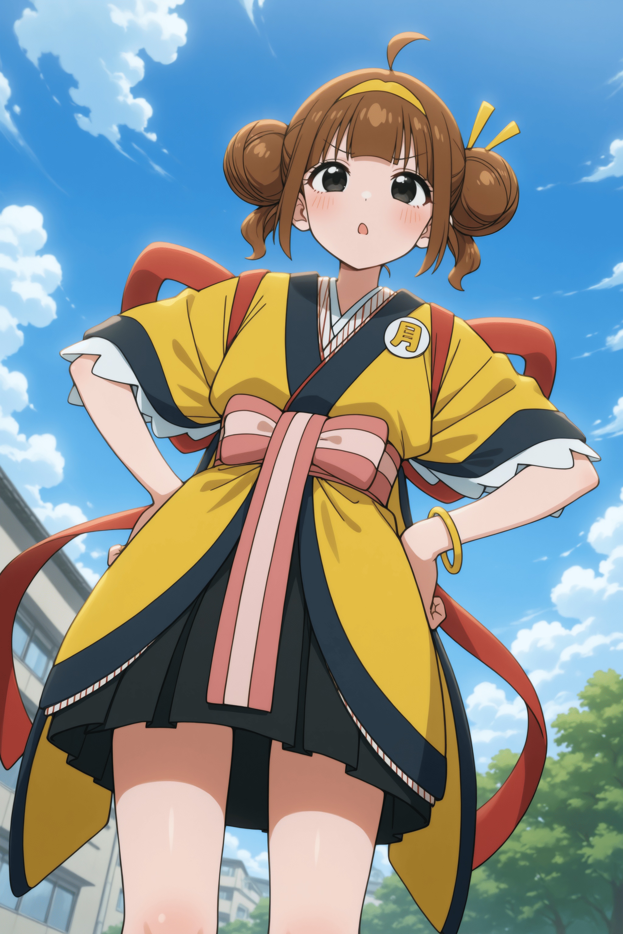 1girl,  imadake tsukimi tabemi,  brown hair on Tensor.Art