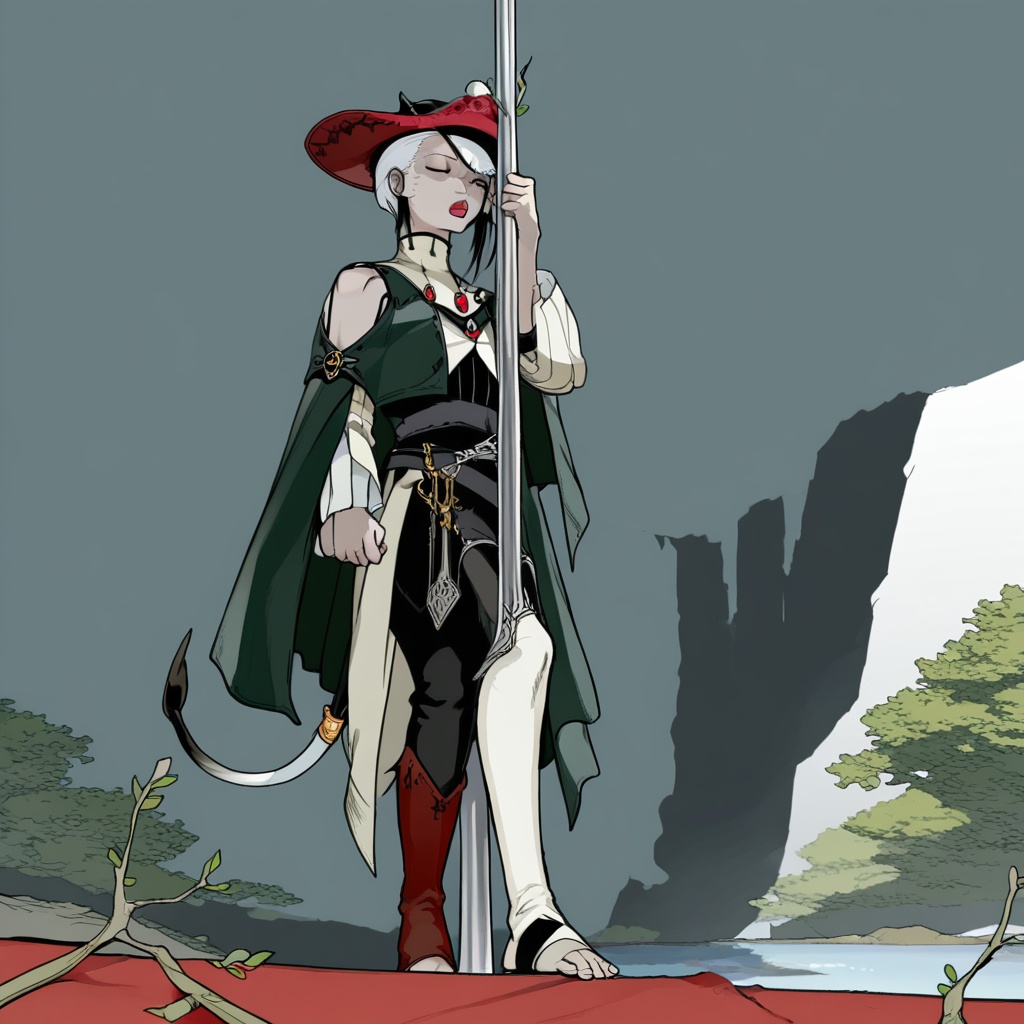 bard,  branch,  thick lips on Tensor.Art