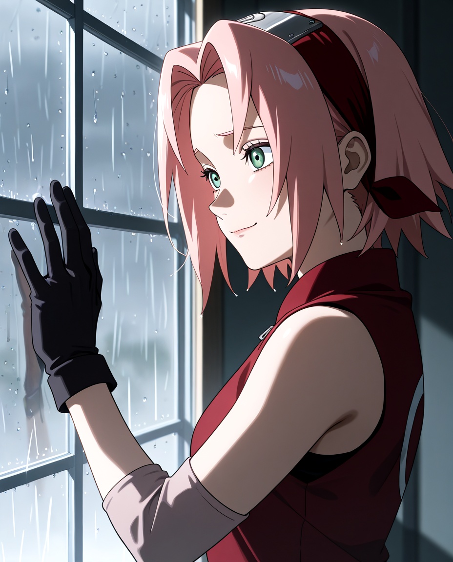 1girl,  haruno sakura,  pink hair on Tensor.Art