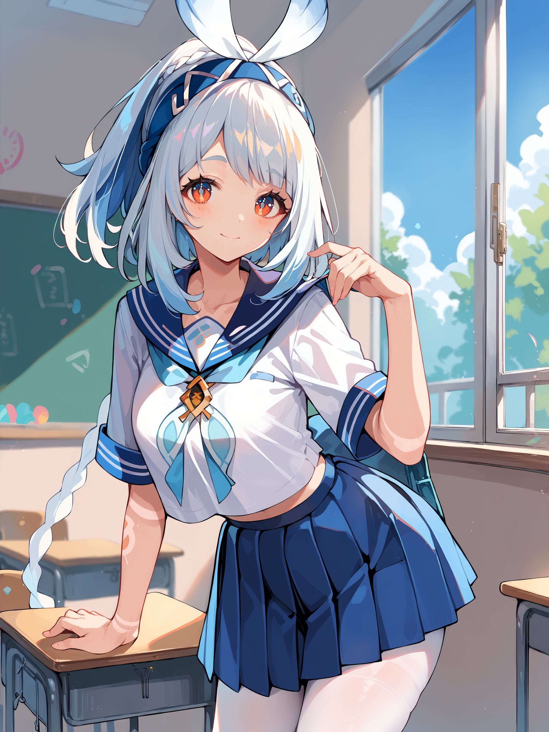 1girl,  mualani \(genshin impact\),  bow hairband on Tensor.Art