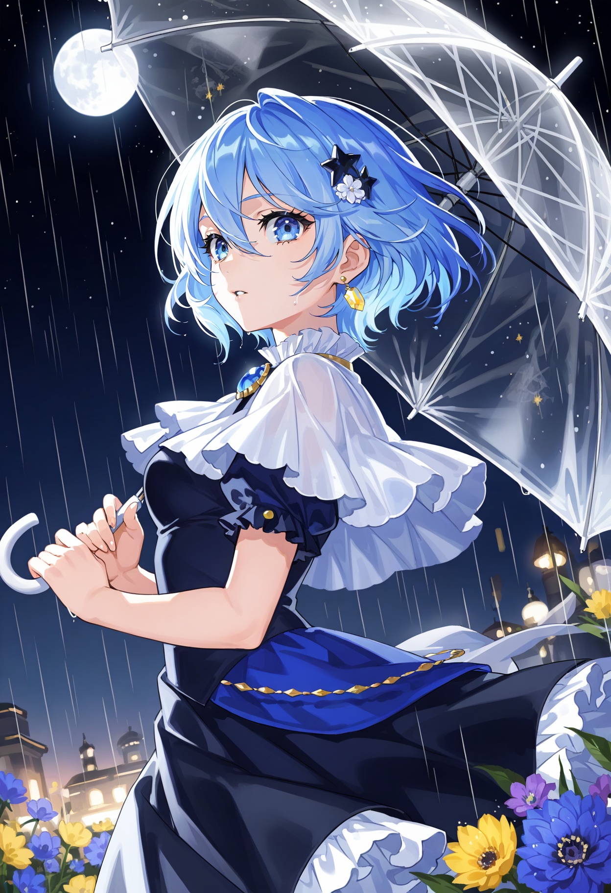 1girl,  solo,  umbrella on Tensor.Art