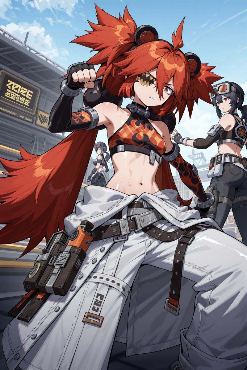 detailed background,  shiny skin,  posing on Tensor.Art