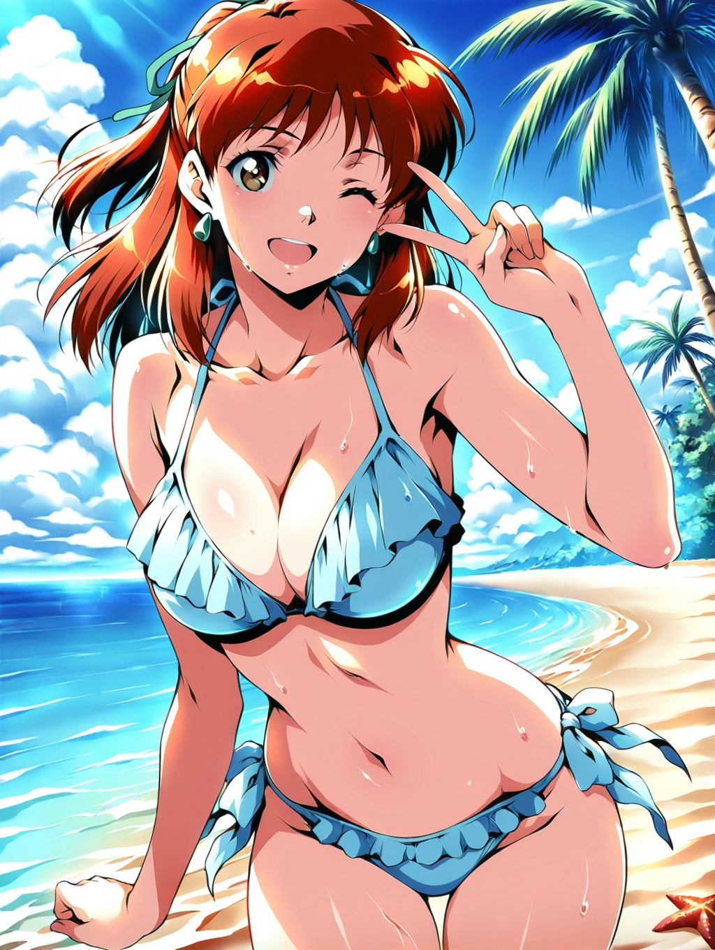 anice farm,  swimsuit,  bikini on Tensor.Art