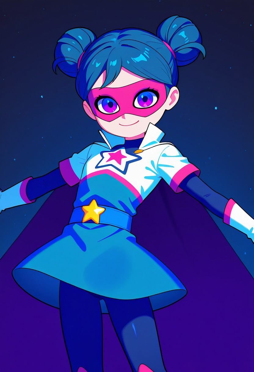 starbeam,  1girl,  superhero on Tensor.Art