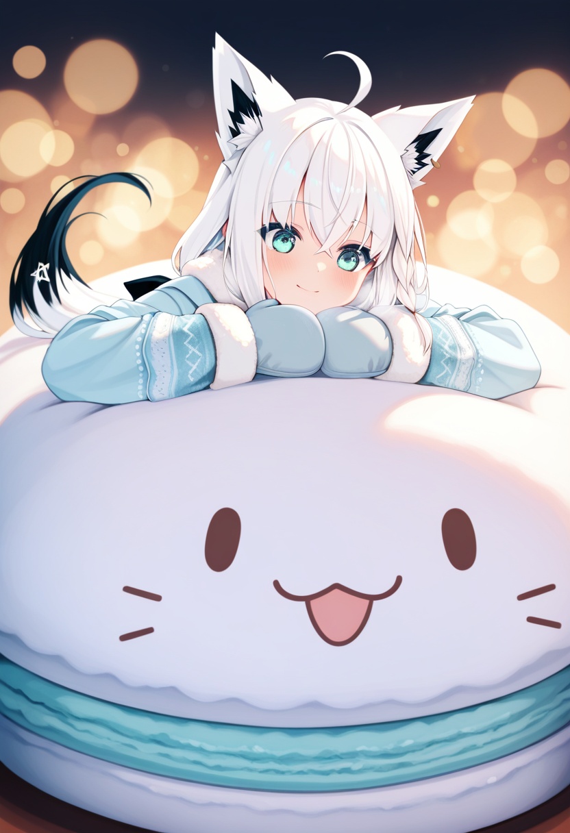 1girl,  solo,  shirakami fubuki on Tensor.Art