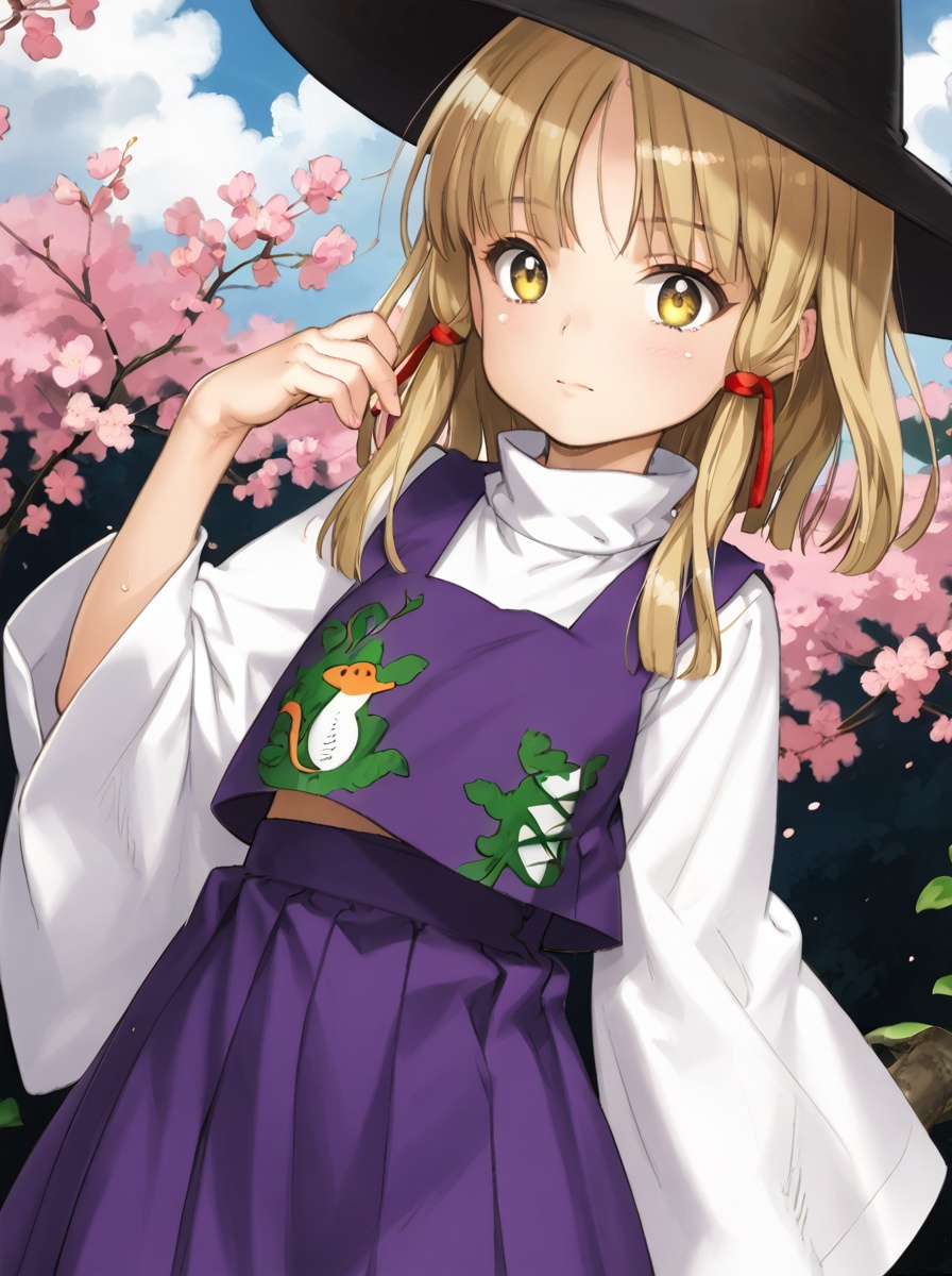detailed background,  shiny skin,  suwako on Tensor.Art