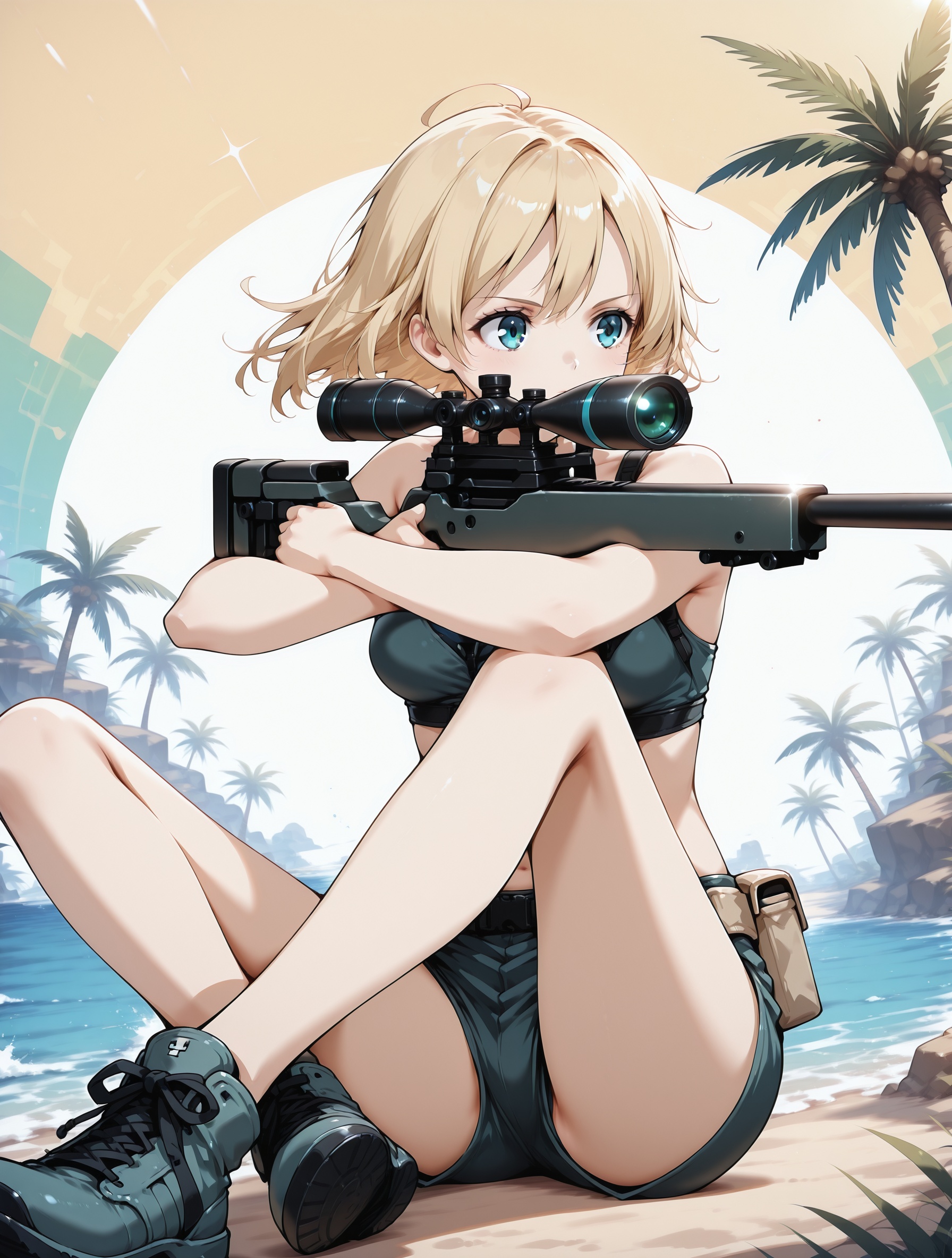 1girl,  solo,  sniper_cradle on Tensor.Art