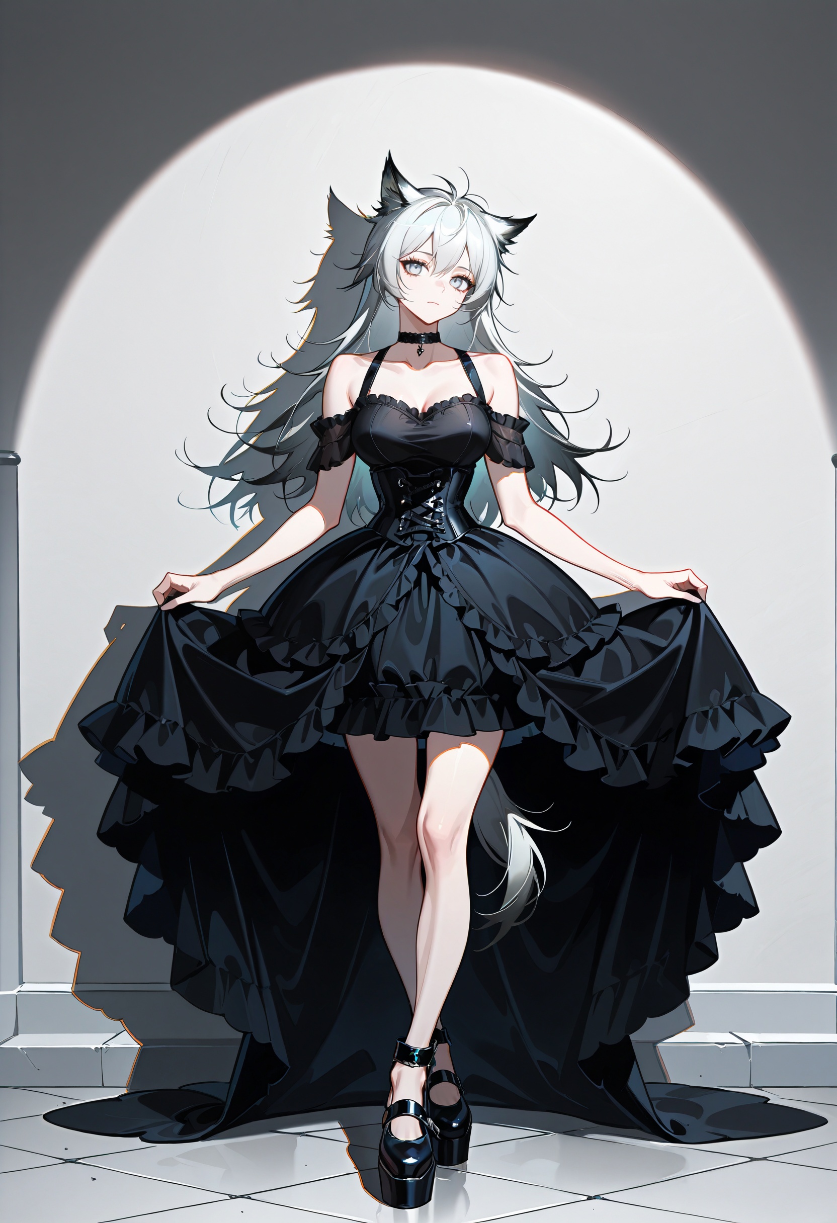 solo,  1girl,  dhg dress on Tensor.Art