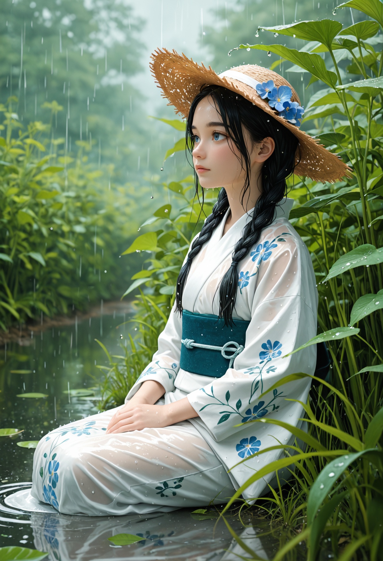 masterpiece,  best quality,  long hair on Tensor.Art
