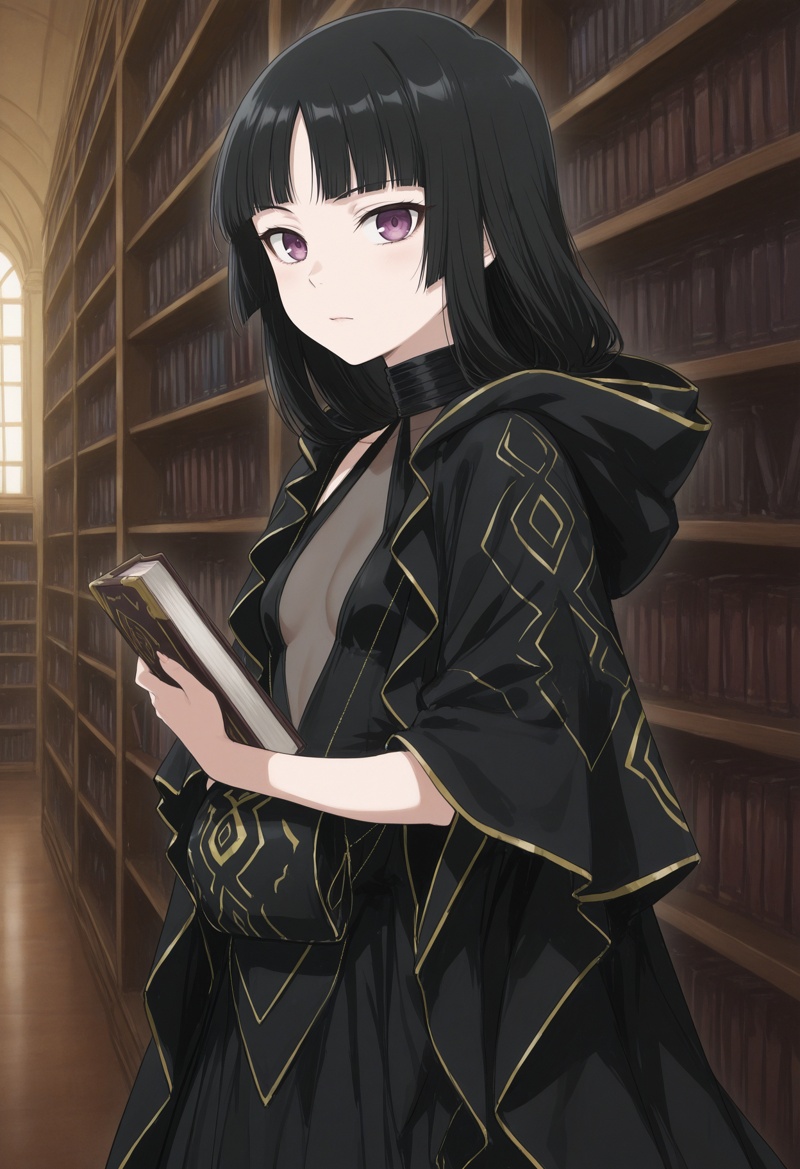 anime screencap,  anime coloring,  small breasts on Tensor.Art